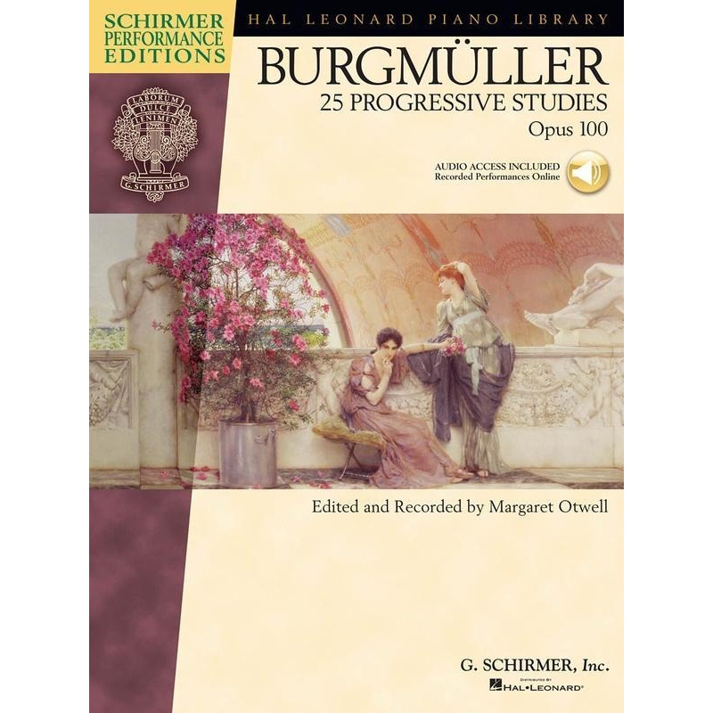 burgmuller-25-progressive-studies-op-100-piano-book-online-audio Burgmuller - 25 Progressive Studies Op. 100, Piano Book & Online Audio