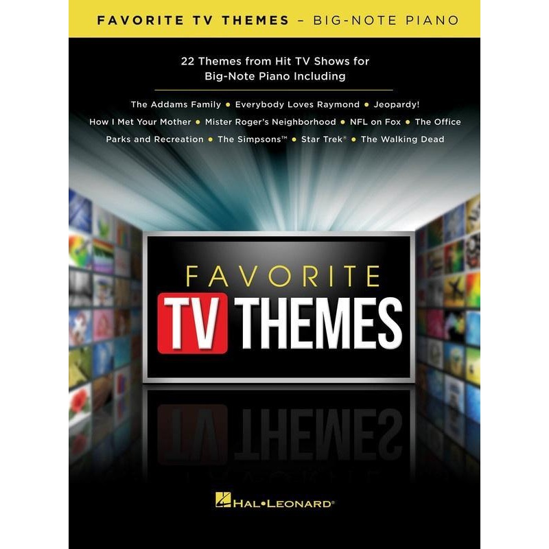 favorite-tv-themes-big-note-piano Favorite TV Themes, Big-Note Piano