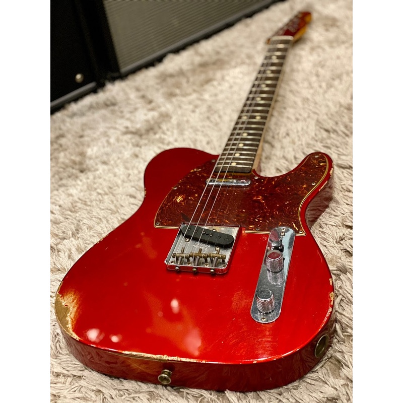fender-custom-shop-2017-ltd-ed-namm-1963-telecaster-relic-in-aged-candy-apple-red Fender Custom Shop 2017 Ltd Ed NAMM 1963 Telecaster Relic in Aged Candy Apple Red