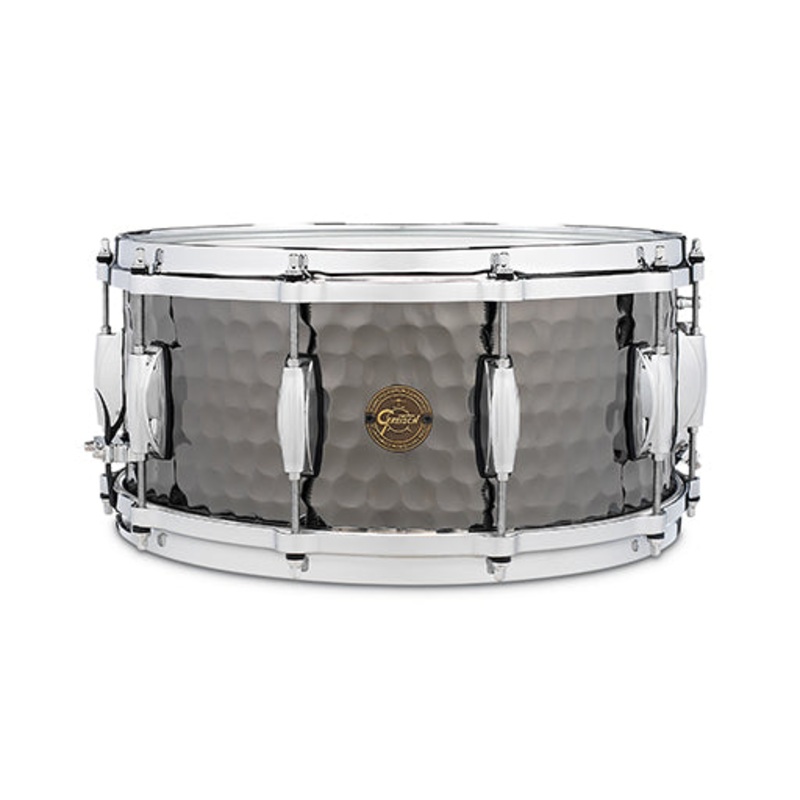 gretsch-s1-6514-bsh-6-5x14inch-hammered-black-steel-snare-drum Gretsch S1-6514-BSH 6.5x14inch Hammered Black Steel Snare Drum