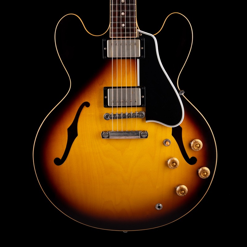 pre-owned-2008-gibson-custom-shop-50th-anniversary-es-335-sunburst-with-ohsc Pre Owned 2008 Gibson Custom Shop 50th Anniversary ES-335 Sunburst With OHSC