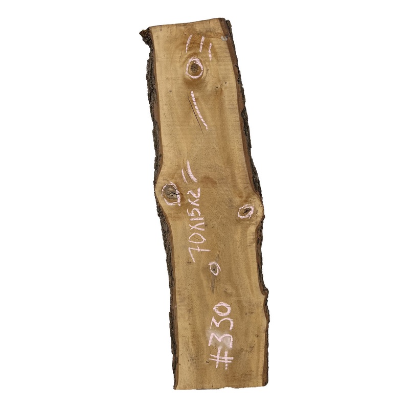 beautiful-honey-locust-live-edge-slab-70-x-15-x-2-330 Beautiful Honey Locust Live Edge Slab - 70"x 15"x 2", #330