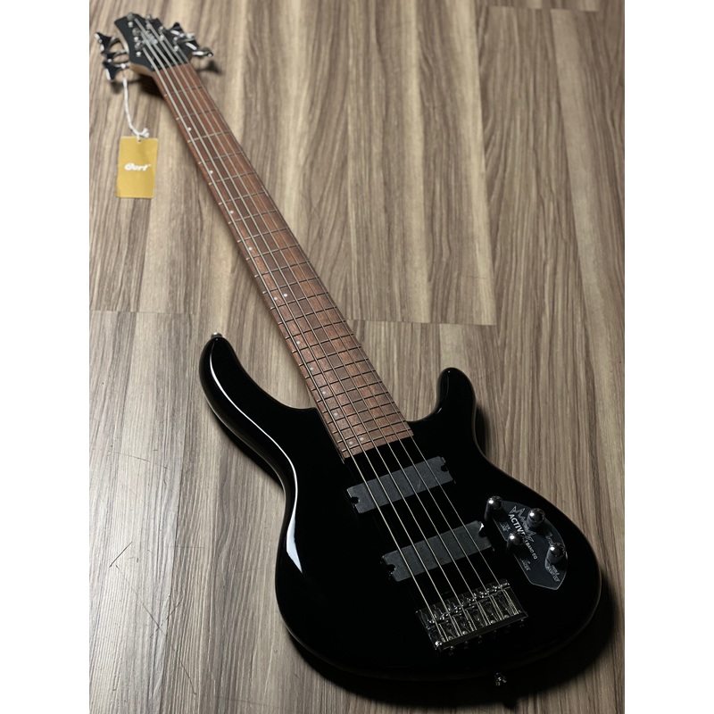 cort-action-bass-vi-plus-in-black CORT Action Bass VI PLUS in Black
