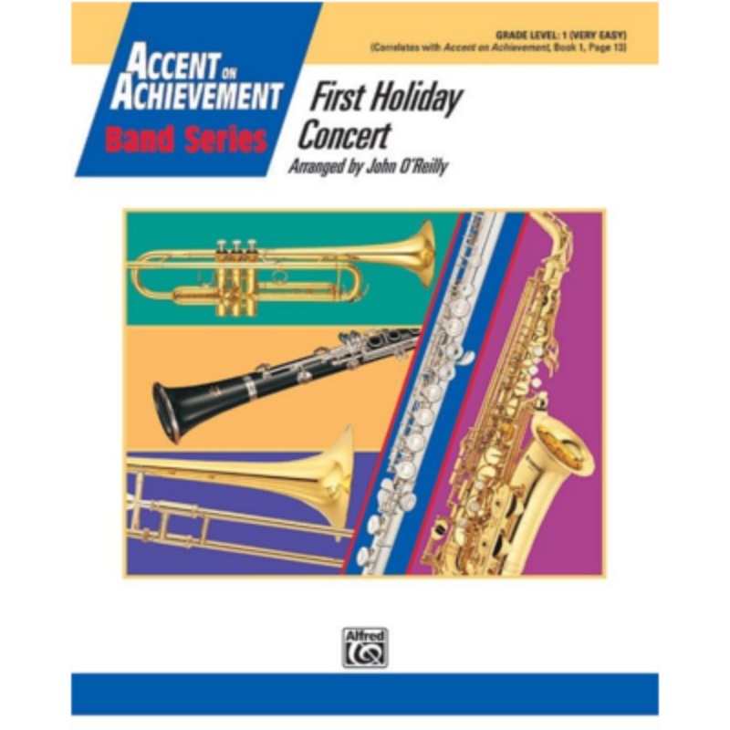 first-holiday-concert-arr-john-oreilly-concert-band-chart-grade-1 First Holiday Concert, Arr. John OReilly Concert Band Chart Grade 1