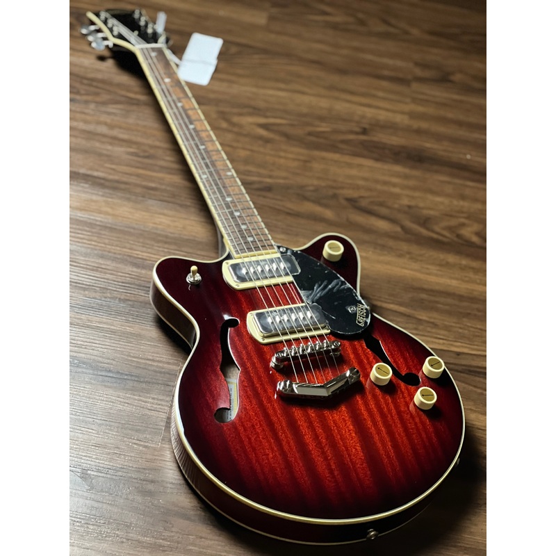 gretsch-g2622-p90-streamliner-center-block-double-cut-with-laurel-fb-in-claret-burst-used Gretsch G2622-P90 Streamliner Center Block Double-Cut with Laurel FB in Claret Burst (USED)