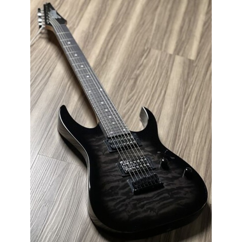 ibanez-grg7221qa-tks-electric-guitar-in-transparent-black-sunburst Ibanez GRG7221QA-TKS Electric Guitar in Transparent Black Sunburst
