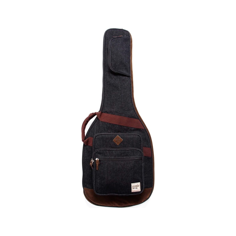 ibanez-igb541d-bk-powerpad-designer-collection-electric-guitar-bag-black-denim-fabric Ibanez IGB541D-BK Powerpad Designer Collection Electric Guitar Bag, Black Denim Fabric