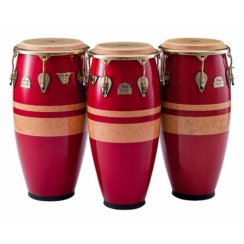 pearl-elite-series-wood-conga-cherry-eucalyptus-with-gold-hardware-various Pearl Elite Series Wood Conga Cherry Eucalyptus With Gold Hardware - Various