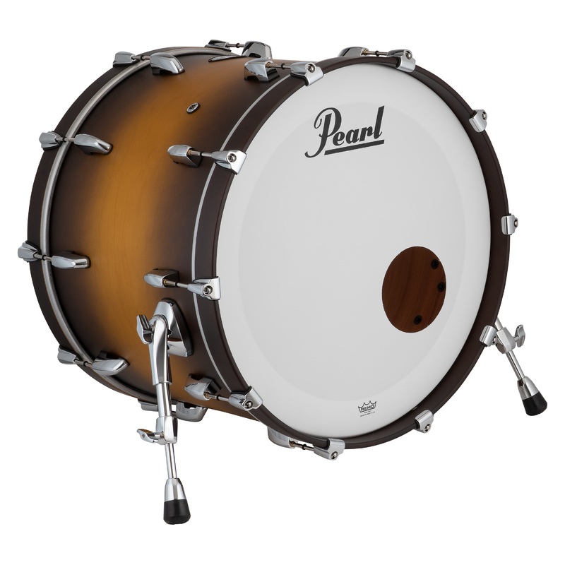 pearl-masters-maple-22-x16-bass-drum-matte-olive-burst-mm6p2216bx-c831 Pearl Masters Maple 22"x16" Bass Drum MATTE OLIVE BURST MM6P2216BX/C831