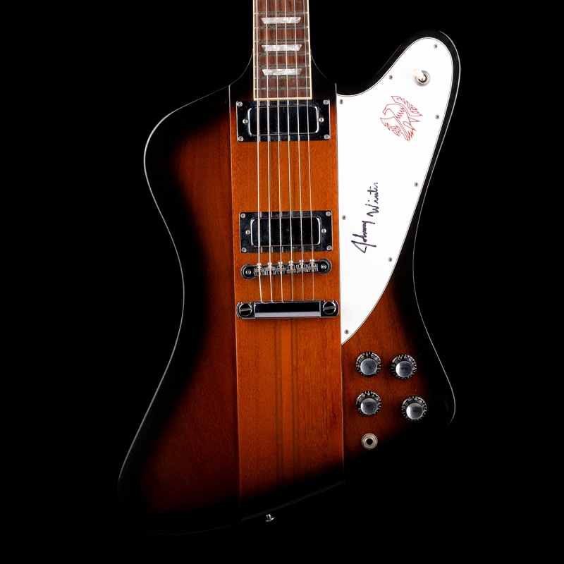 pre-owned-1997-gibson-firebird-signed-by-johnny-winter-with-ohsc Pre Owned 1997 Gibson Firebird Signed by Johnny Winter With OHSC