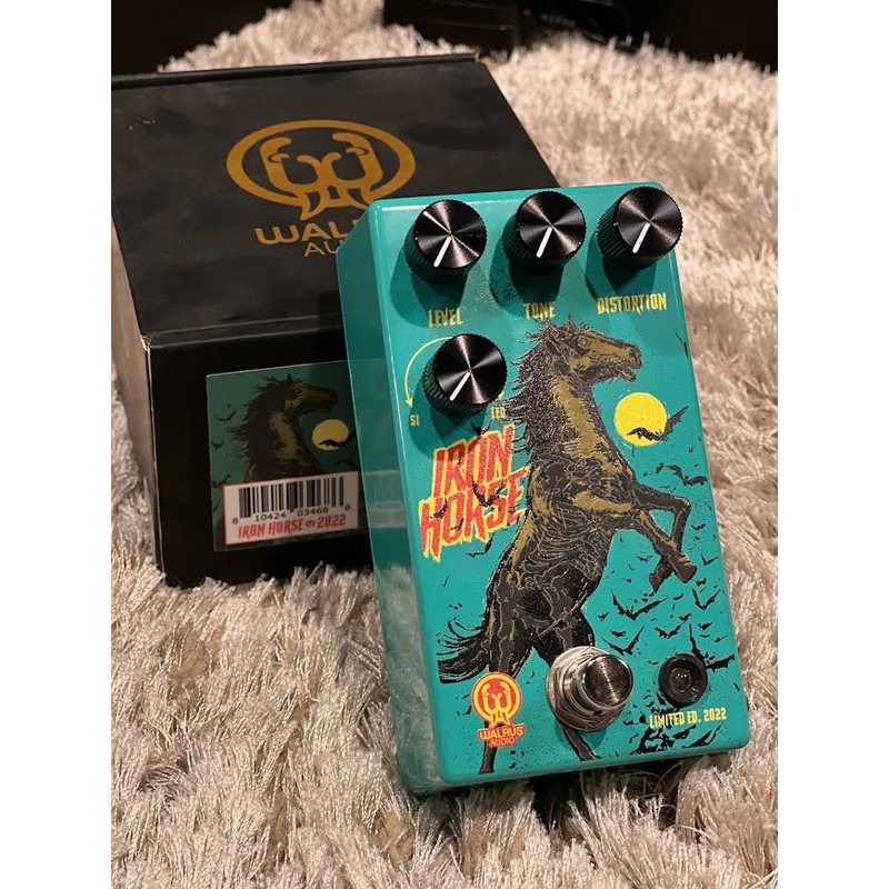 walrus-audio-iron-horse-lm308-distortion-v3-guitar-effects-pedal-halloween-2022 Walrus Audio Iron Horse LM308 Distortion V3 Guitar Effects Pedal, Halloween 2022