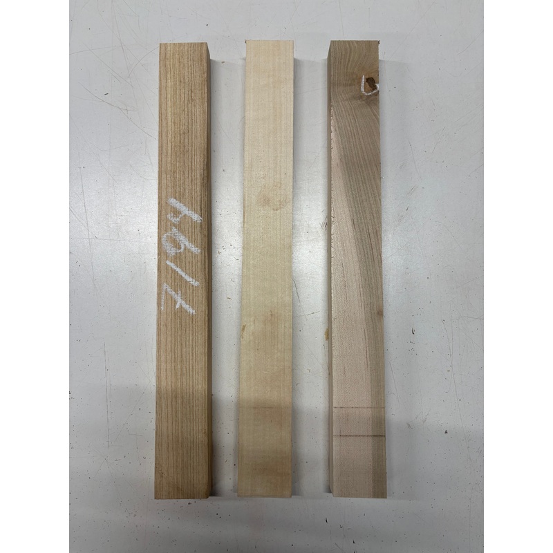3-pack-3-species-swamp-ash-basswood-ambrosia-maple-thin-stock-lumber-17-x1-7-8-x1-7194 3 Pack, 3 Species Swamp Ash + Basswood + Ambrosia Maple Thin Stock Lumber 17"x1-7/8"x1"#7194