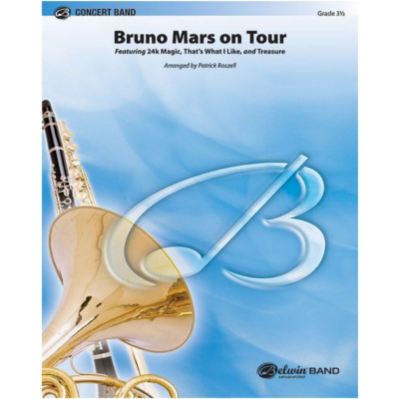 bruno-mars-on-tour-arr-patrick-roszell-concert-band-chart-grade-3-5 Bruno Mars on Tour Arr. Patrick Roszell Concert Band Chart Grade 3.5