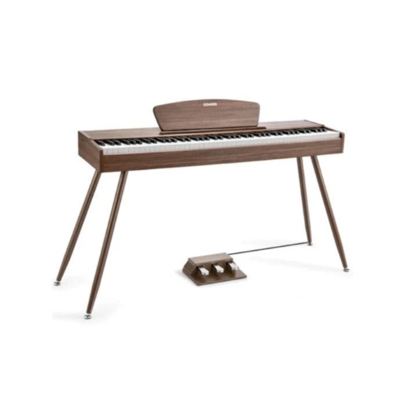 donner-ddp-80-digital-piano-88-key-wooden-walnut-wood Donner DDP - 80 Digital Piano 88 Key Wooden - Walnut Wood