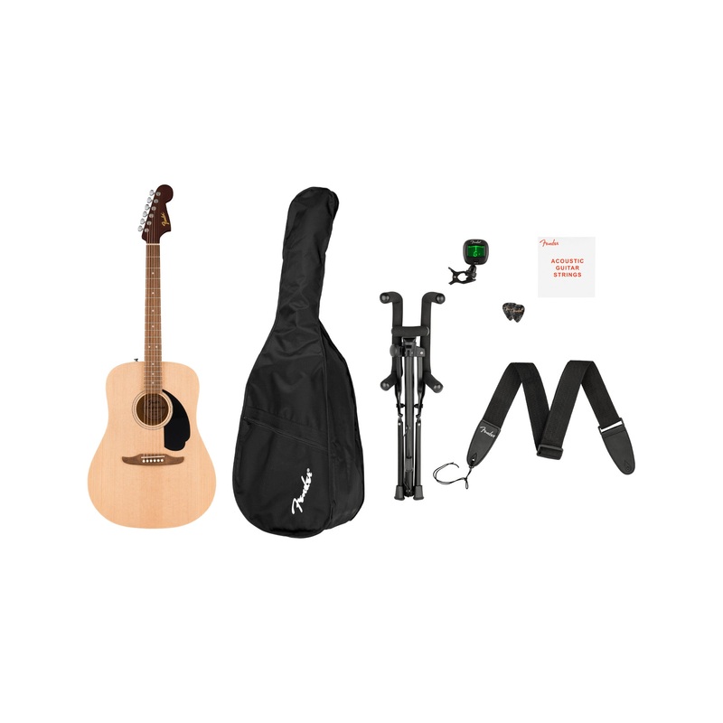 fender-california-debut-redondo-series-acoustic-guitar-pack-natural Fender California Debut Redondo Series Acoustic Guitar Pack, Natural