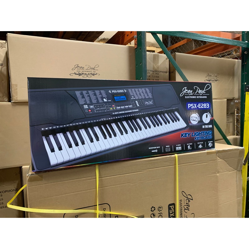 jean-paul-usa-psx-e283-portable-keyboard-with-key-lighting Jean Paul USA PSX-E283 Portable Keyboard with Key lighting