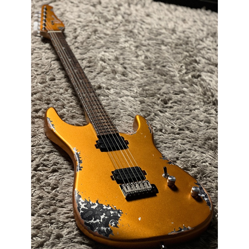 dhatarattha-performance-dst-hh-in-aztec-gold-over-black-paisley-with-rw-fb-and-nitrocellulose-lacquer-relic Dhatarattha Performance DST HH in Aztec Gold Over Black Paisley with RW FB and Nitrocellulose Lacquer Relic