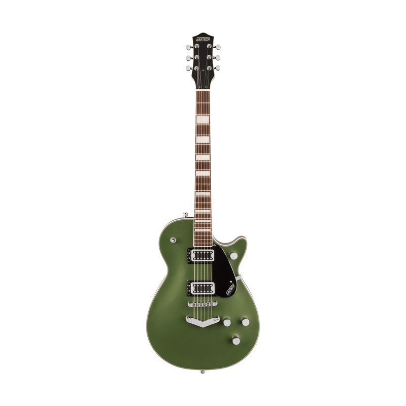 gretsch-g5220-electromatic-jet-bt-single-cut-electric-guitar-w-v-stoptail-olive-metallic Gretsch G5220 Electromatic Jet BT Single-Cut Electric Guitar w/V-Stoptail, Olive Metallic