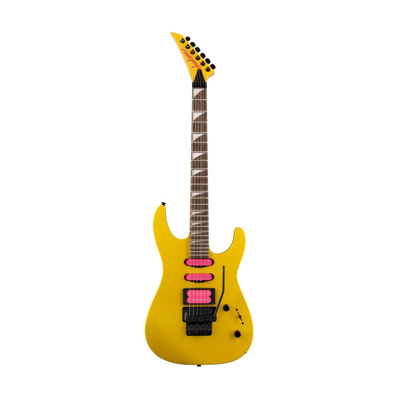 jackson-x-series-dinky-dk3xr-hss-electric-guitar-laurel-fb-caution-yellow-b-stock Jackson X Series Dinky DK3XR HSS Electric Guitar, Laurel FB, Caution Yellow (B-Stock)