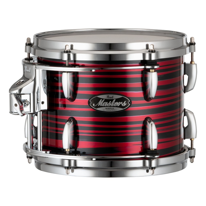 pearl-masters-maple-10-x8-tom-r2-air-tom-suspension-system-w-gyrolock-l-bracket-red-oyster-swirl-mm6c1008tl-c856 Pearl Masters Maple 10"x8" Tom - R2 Air Tom Suspension System w/GyroLock-L Bracket RED OYSTER SWIRL MM6C1008TL/C856