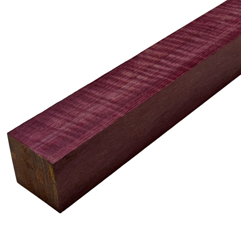 flame-purpleheart-turning-wood-blank Flame Purpleheart Turning Wood Blank
