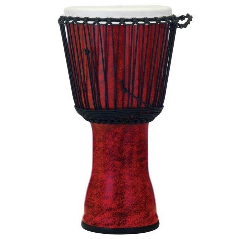 pearl-rope-tuned-djembe-synthetic-shell-molten-scarlet Pearl Rope Tuned Djembe | Synthetic Shell | Molten Scarlet