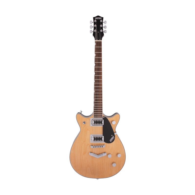 gretsch-g5222-electromatic-double-jet-bt-electric-guitar-w-v-stoptail-laurel-fb-aged-natural Gretsch G5222 Electromatic Double Jet BT Electric Guitar w/V-Stoptail, Laurel FB, Aged Natural