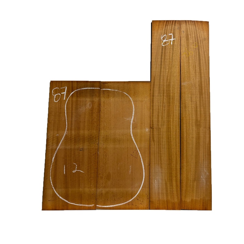 mahogany-old-grown-dreadnought-guitar-back-side-sets-87 Mahogany (Old Grown) Dreadnought Guitar Back & Side Sets #87