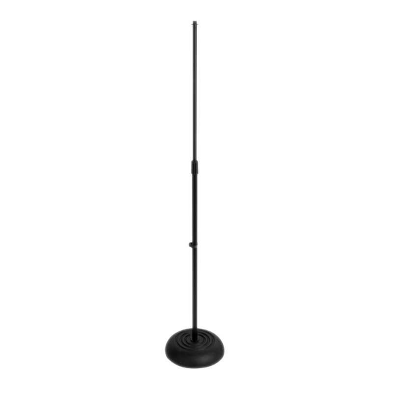 on-stage-round-base-mic-stand-ms20b-black On-Stage Round Base Mic Stand MS20B Black
