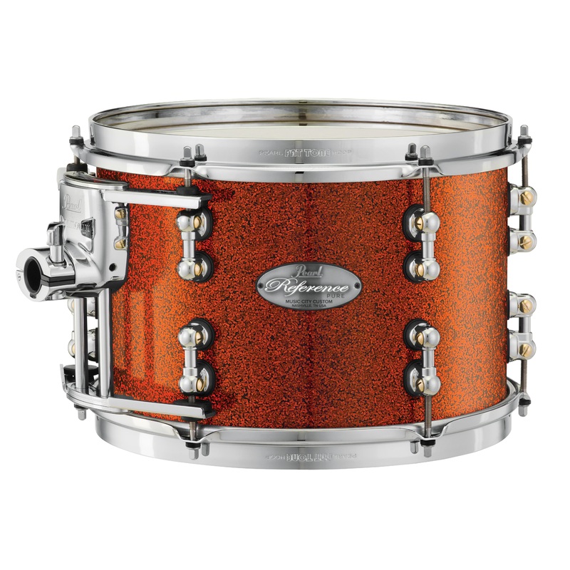 pearl-music-city-custom-14-x10-reference-pure-series-tom-burnt-orange-glass-rfp1410t-c447 Pearl Music City Custom 14"x10" Reference Pure Series Tom BURNT ORANGE GLASS RFP1410T/C447