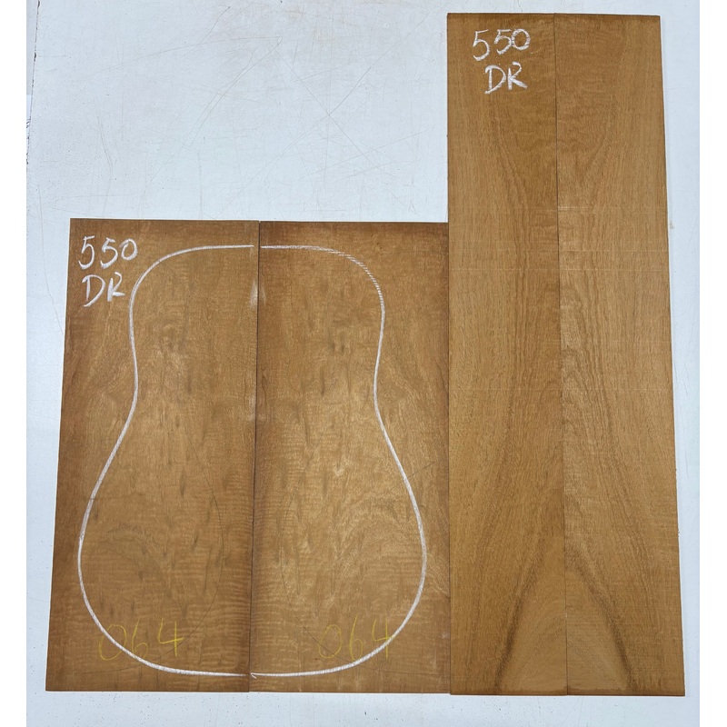 rare-peacock-flame-mahogany-dreadnought-guitar-back-side-set-550 Rare Peacock Flame Mahogany Dreadnought Guitar Back & Side Set #550