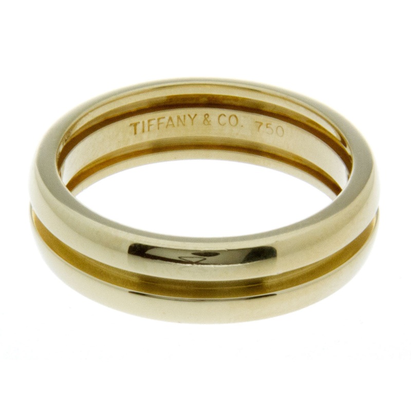 tiffany-co-18k-gold-wedding-band Tiffany & Co. 18K Gold Wedding Band