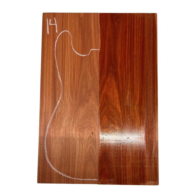 bloodwood-guitar-drop-tops-21-x-7-x-3-8-14 Bloodwood Guitar Drop Tops 21" x 7" x 3/8" #14