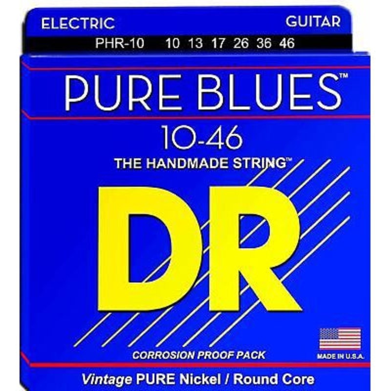 dr-strings-pure-blues-nickel-electric-guitar-string-sets DR Strings Pure Blues Nickel Electric Guitar String Sets