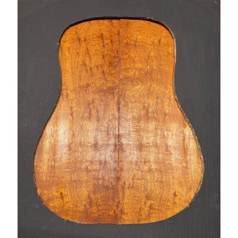 rare-peacock-flame-mahogany-dreadnought-guitar-back-set-2001 Rare Peacock Flame Mahogany Dreadnought Guitar Back Set #2001