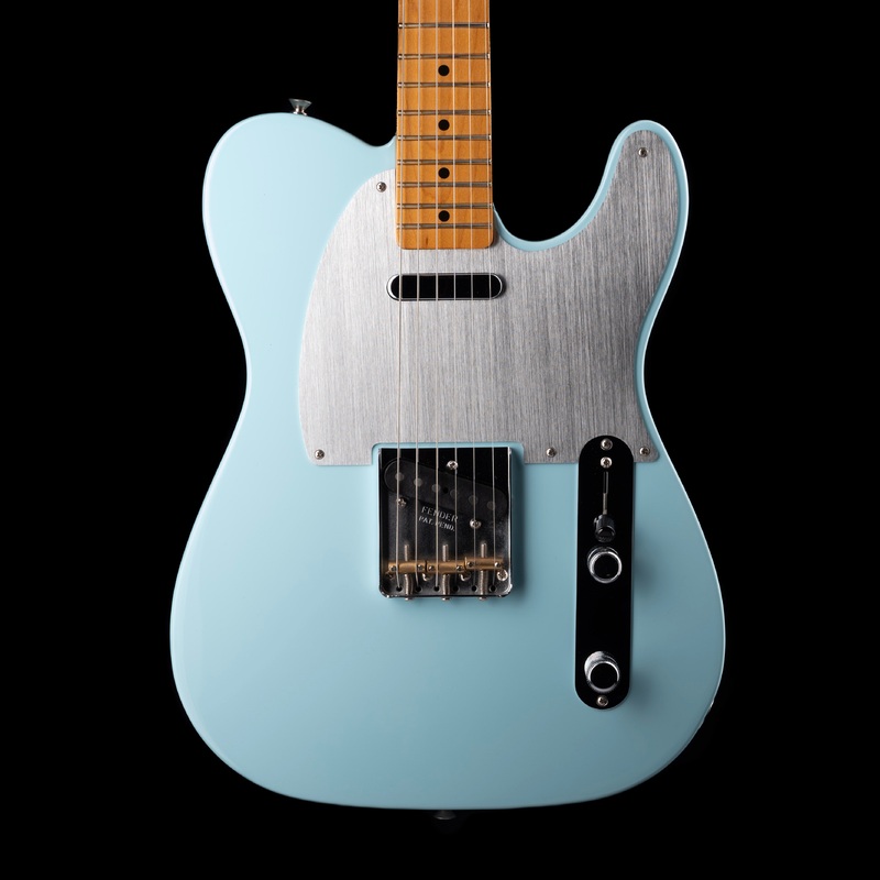 used-fender-vintera-50s-telecaster-modified-daphne-blue-with-gig-bag Used Fender Vintera '50s Telecaster Modified Daphne Blue With Gig Bag