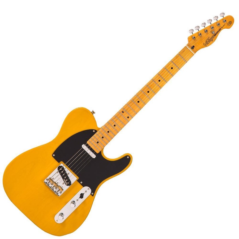 vintage-v52-reissued-electric-guitar-butterscotch Vintage V52 ReIssued Electric Guitar ~ Butterscotch