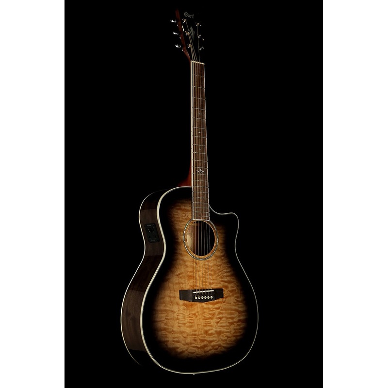 cort-ga-grand-regal-transparent-acoustic-electric-guitar Cort GA Grand Regal 'Transparent' Acoustic Electric Guitar