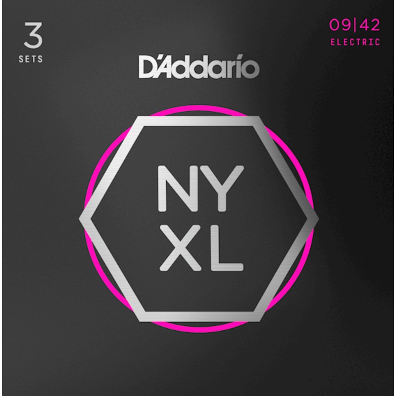 d-addario-nyxl0942-3p-nyxl-super-light-electric-guitar-strings-09-42-3-pack D'Addario NYXL0942-3P NYXL Super Light Electric Guitar Strings 09-42 3-Pack