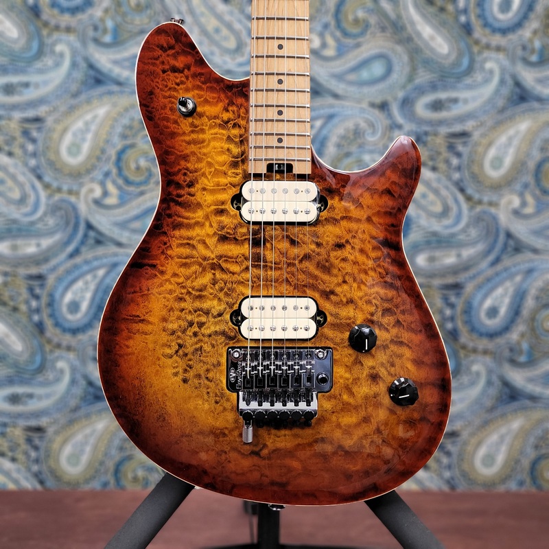 evh-wolfgang-special-qm-baked-maple-fingerboard-tiger-eye-glow-guitar EVH Wolfgang Special QM Baked Maple Fingerboard Tiger Eye Glow Guitar