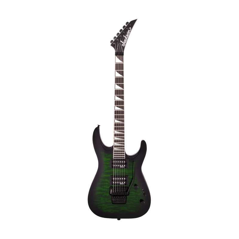 jackson-js-series-dinky-arch-top-js32q-dka-electric-guitar-amaranth-fb-trans-green-burst Jackson JS Series Dinky Arch Top JS32Q DKA Electric Guitar, Amaranth FB, Trans Green Burst