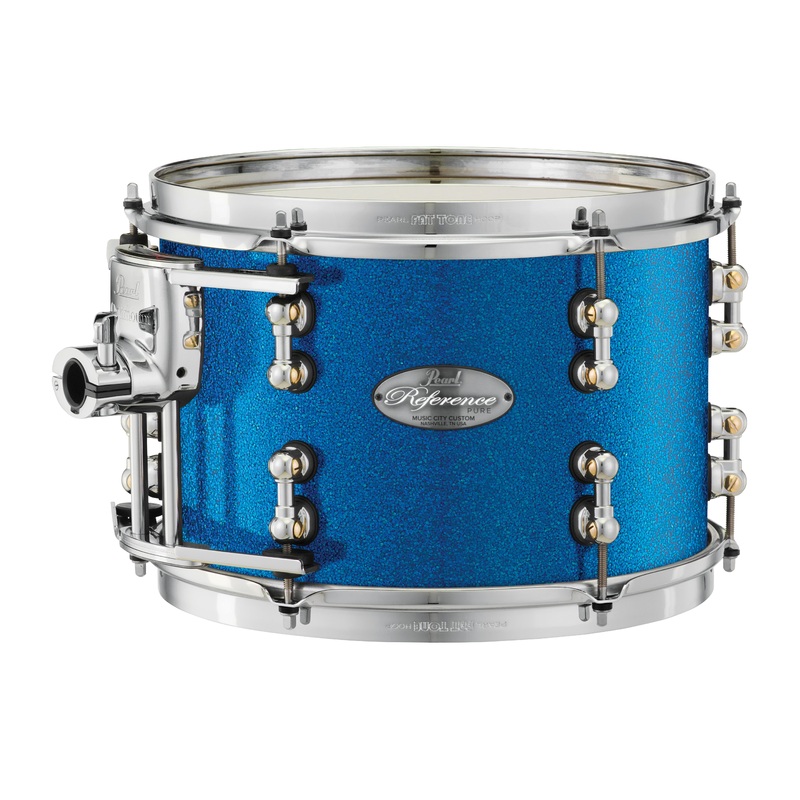 pearl-music-city-custom-10-x9-reference-pure-series-tom-vintage-blue-sparkle-rfp1009t-c424 Pearl Music City Custom 10"x9" Reference Pure Series Tom VINTAGE BLUE SPARKLE RFP1009T/C424