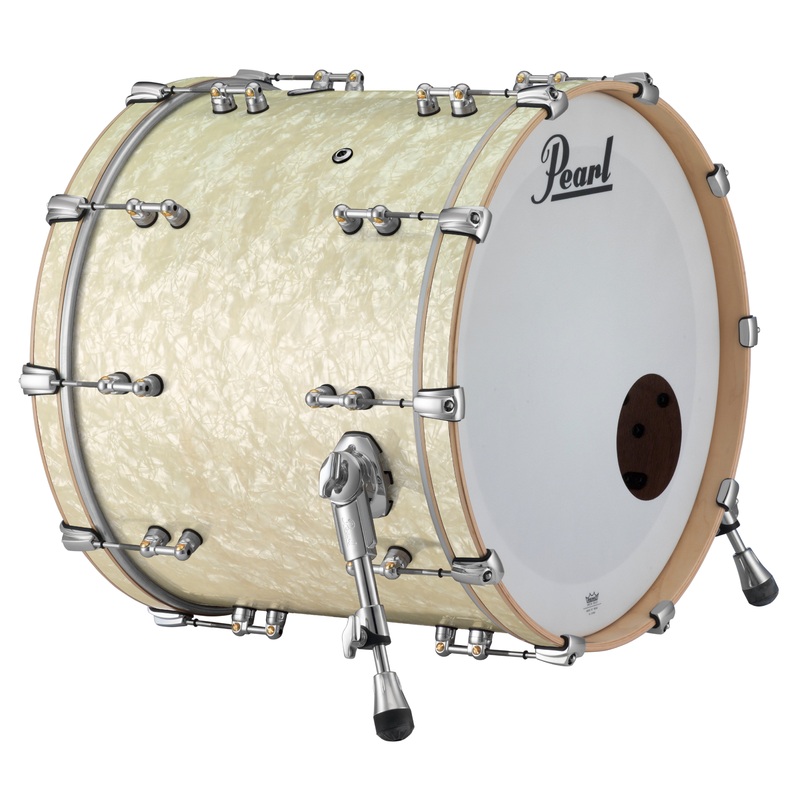 pearl-music-city-custom-reference-pure-26-x18-bass-drum-w-o-bb3-mount-nicotine-white-marine-pearl-rfp2618bx-c405 Pearl Music City Custom Reference Pure 26"x18" Bass Drum w/o BB3 Mount NICOTINE WHITE MARINE PEARL RFP2618BX/C405