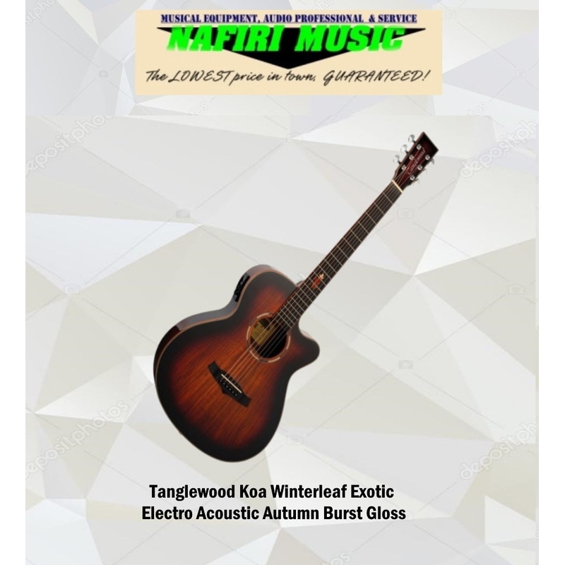tanglewood-twx4cek-koa-winterleaf-exotic-electro-acoustic-in-autumn-burst-gloss Tanglewood TWX4CEK Koa Winterleaf Exotic Electro Acoustic in Autumn Burst Gloss