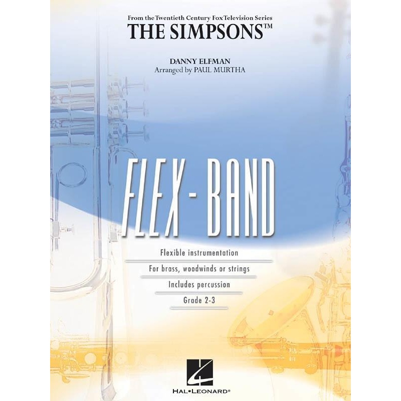 the-simpsons-arr-paul-murtha-flexband-grade-2-3 The Simpsons, Arr. Paul Murtha FlexBand Grade 2-3