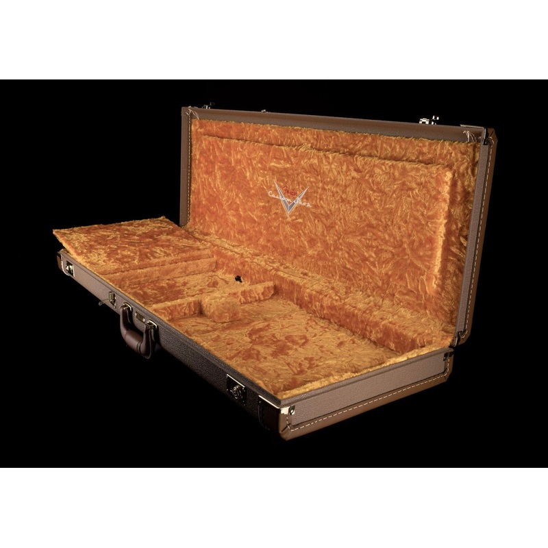 used-fender-custom-shop-g-g-deluxe-jaguar-case-brown Used Fender Custom Shop G&G Deluxe Jaguar Case Brown
