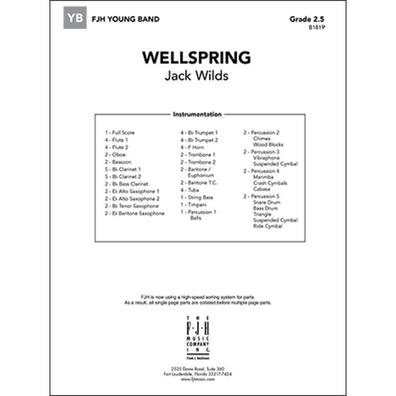 wellspring-jack-wilds-concert-band-grade-2-5 Wellspring, Jack Wilds Concert Band Grade 2.5