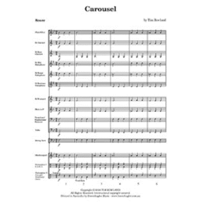 carousel-tim-rowland-concert-band-grade-0-5 Carousel, Tim Rowland Concert Band Grade 0.5
