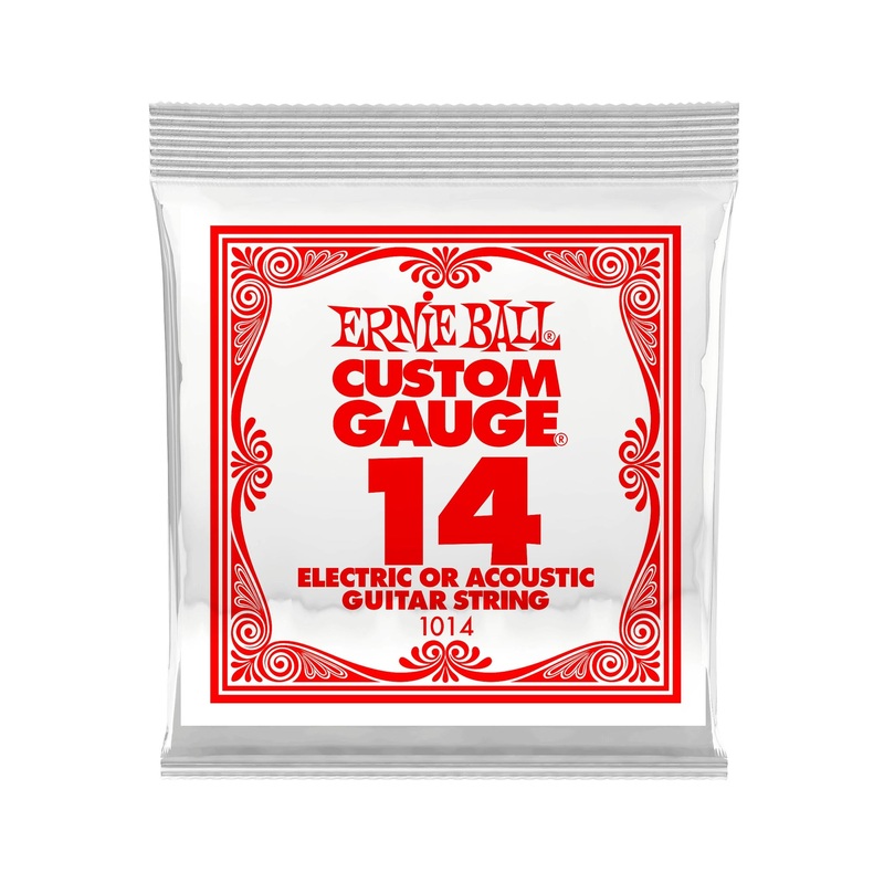 ernie-ball-014-plain-steel-electric-or-acoustic-guitar-single-string Ernie Ball .014 Plain Steel Electric or Acoustic Guitar Single String