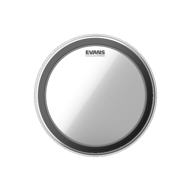 evans-emad2-clear-22-bass-drum-head Evans EMAD2 Clear 22" Bass Drum Head